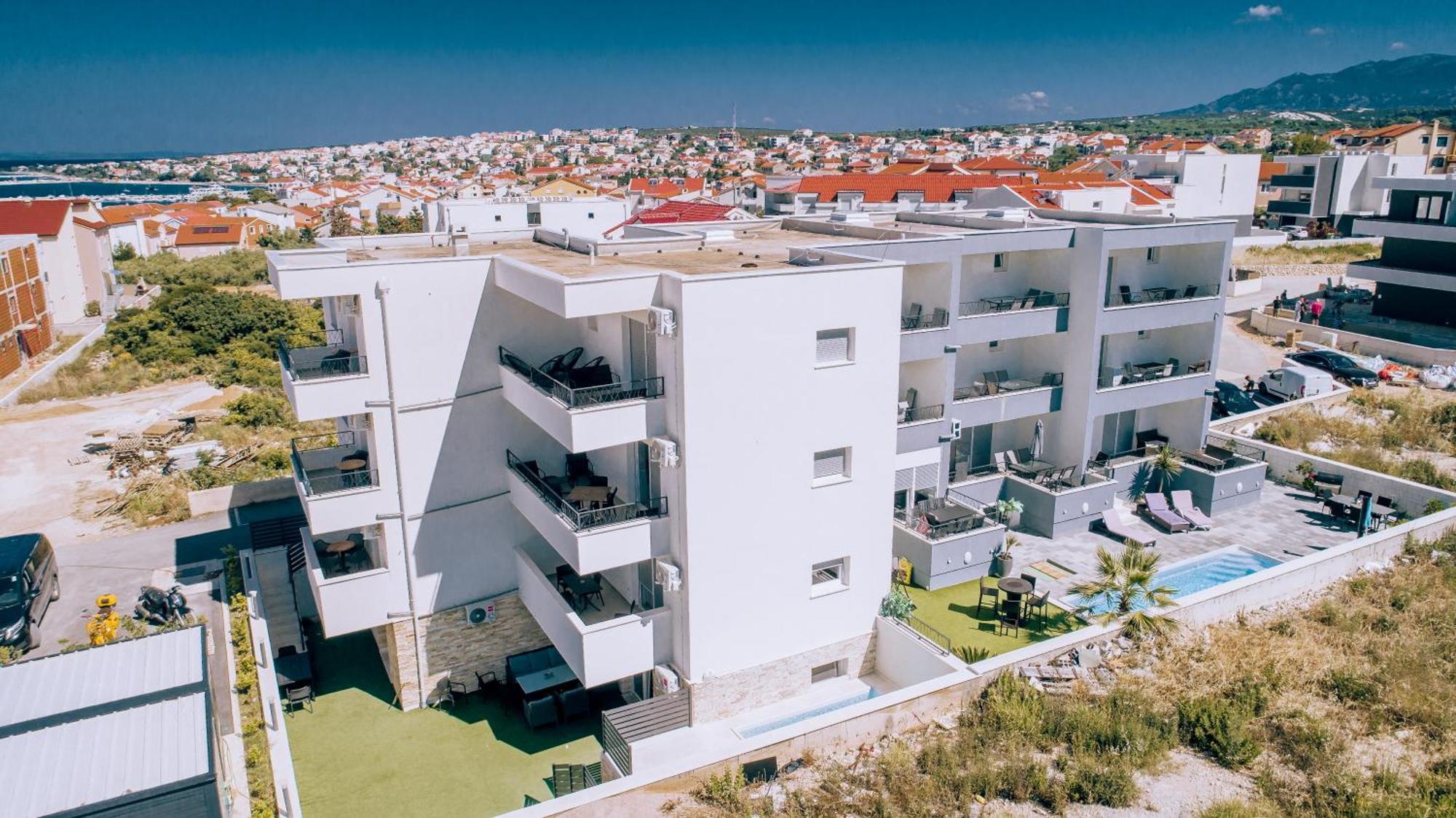 Apartment Bella Novalja Exteriör bild